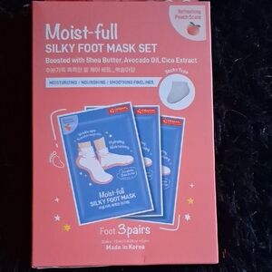 DERMAL Moist-full Silky Foot Mask Set